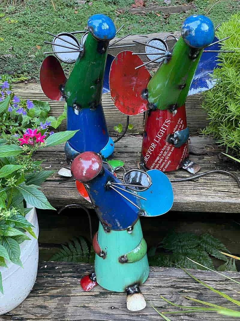 3 Blind Mice Metal Yard Art Set 3 3 Blind Mice Metal Yard Art Set