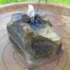Granite Rock Bird Bath Bubbler -Koziol Houses Shop AAS313inBath
