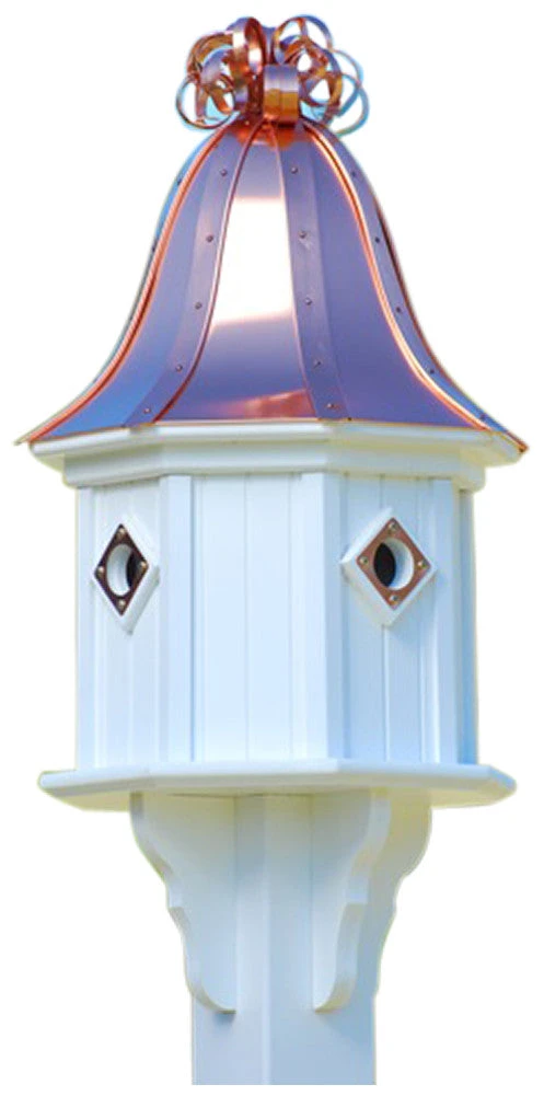 Copper Roof Birdhouse 34x14 Ribbon Detail 4 Portals 5 Copper Roof Birdhouse 34x14 Ribbon Detail 4 Portals - Image 3