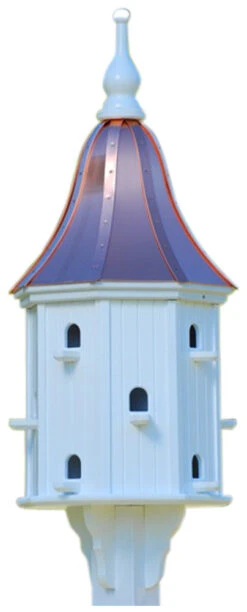Copper Roof Dovecote Birdhouse 42x16 -Koziol Houses Shop BH16 12 BC BELL