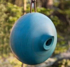 Ellipse Wooden Birdhouse- 3 Colors 6 Ellipse Wooden Birdhouse- 3 Colors -Koziol Houses Shop BYR ELL BL