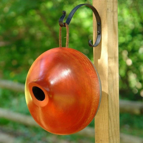 Ellipse Wooden Birdhouse- 3 Colors 3 Ellipse Wooden Birdhouse- 3 Colors