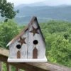 Barnwood Double Nest Birdhouse -Koziol Houses Shop BarnWood Double Nest Birdhouse