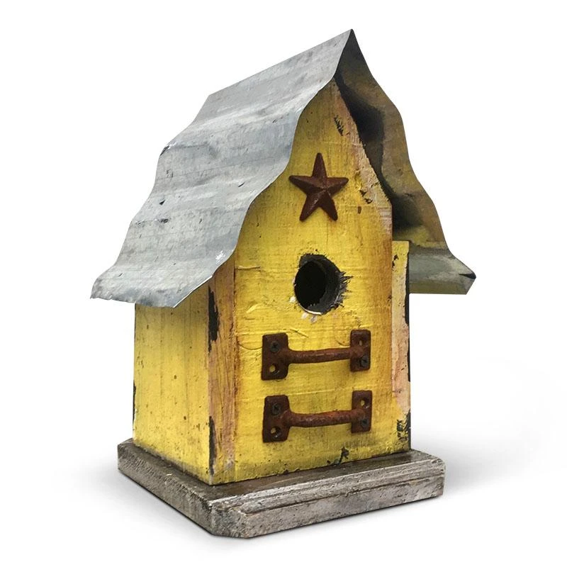 Barn Wood & Tin Rustic Birdhouses 7 Barn Wood & Tin Rustic Birdhouses - Image 5