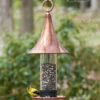 Castella Bird Feeder-Solid Copper -Koziol Houses Shop Castella bird feeder solid copper