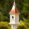 Copper Roof Birdhouse 28x10- 1 Perch -Koziol Houses Shop Copper Roof Birdhouse 28x10 perch