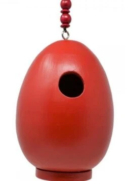 Eco-Egg Birdhouses -Koziol Houses Shop Eco Egg Birdhouse Red