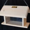 Wooden Bluebird Feeder-Hang Or Post-Mount -Koziol Houses Shop Hanging Bluebird feeder for mealwoirms