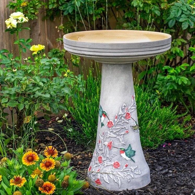 Hummingbird Bird Bath-Lock Top 3 Hummingbird Bird Bath-Lock Top