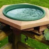 Wooden Deck-Mount Bird Bath -Koziol Houses Shop LK DMBB