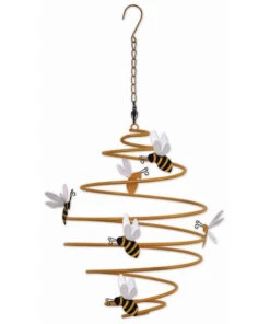 Nesting Materials With Large Bee Spinner -Koziol Houses Shop Large Bee Spinner