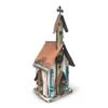 Large Church Birdhouses- 3 Colors 1 Large Church Birdhouses- 3 Colors -Koziol Houses Shop Large Church Birdhouse White