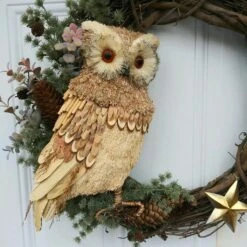 Large Handmade Owl Wall Decor
