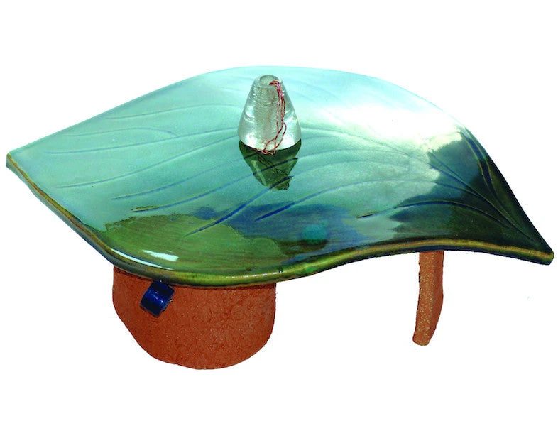 Stoneware Leaf Toad House 3 Stoneware Leaf Toad House