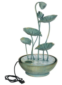 Lily Pad Hummingbird Bath Cascading Fountain -Koziol Houses Shop Lily Pad Fountain