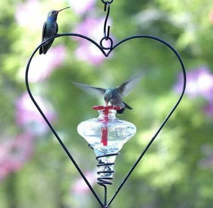 Mini-Blossom Heart Hummingbird Feeder 3 Mini-Blossom Heart Hummingbird Feeder