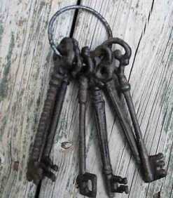 Cast Iron Skeleton Keys