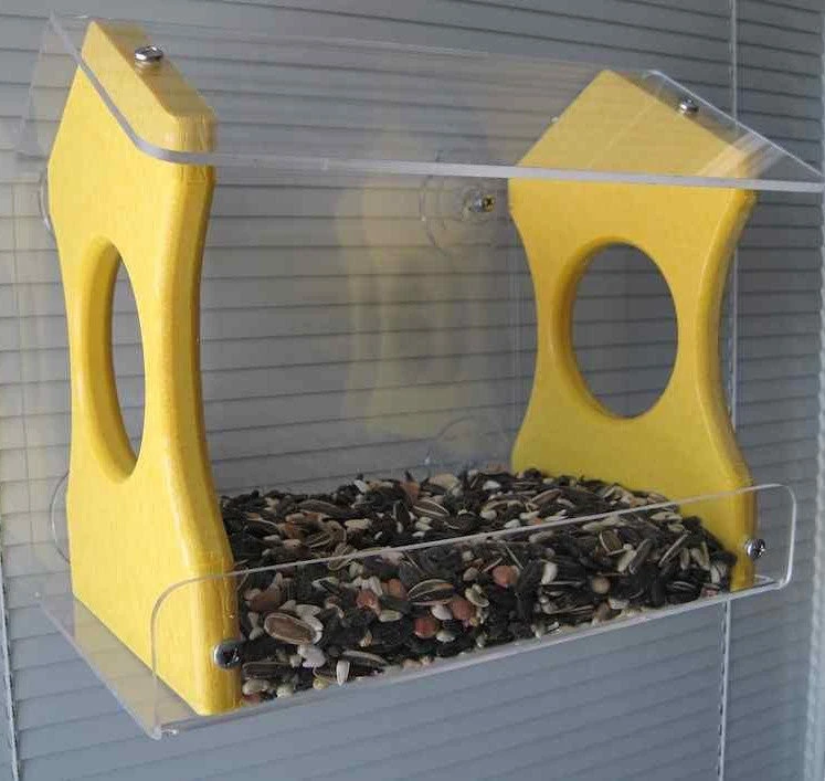 Recycled Window Bird Feeder-3 Colors 3 Recycled Window Bird Feeder-3 Colors