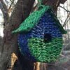 Recycled Woven Handmade Birdhouse -Koziol Houses Shop Recycled woven handmade birdhouse