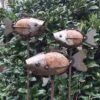 Rock Fish Garden Stakes Set/3 -Koziol Houses Shop Rock Fish Garden Stakes