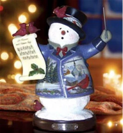 Heaven & Nature Sing Snowman Figurine