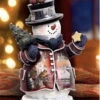 Season's Greetings Snowman Figurine -Koziol Houses Shop S season s greetings