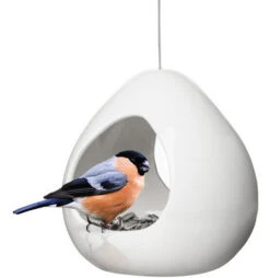 Sagaform Birdies Fly-Thru Ceramic Bird Feeder
