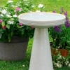 Simple Elegance Pedestal Bird Bath- 4 Colors -Koziol Houses Shop Simple Elegance Birdbath White