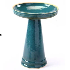 Simple Elegance Pedestal Bird Bath- 4 Colors -Koziol Houses Shop Simple Elegance Tall Birdbath Turquoise
