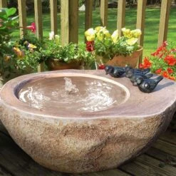 Splash Pool Birdbath Bubbler