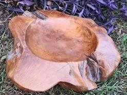 Decorative Teak Wood Bowls -Koziol Houses Shop Teak Bowl D