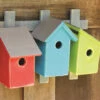 Trellis Trio Birdhouse- 3 Options -Koziol Houses Shop Trellis Birdhouse Neon