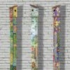 Birdhouse Art Poles 6 Ft. Post -Koziol Houses Shop art vinyl birdhouse 6 ft post