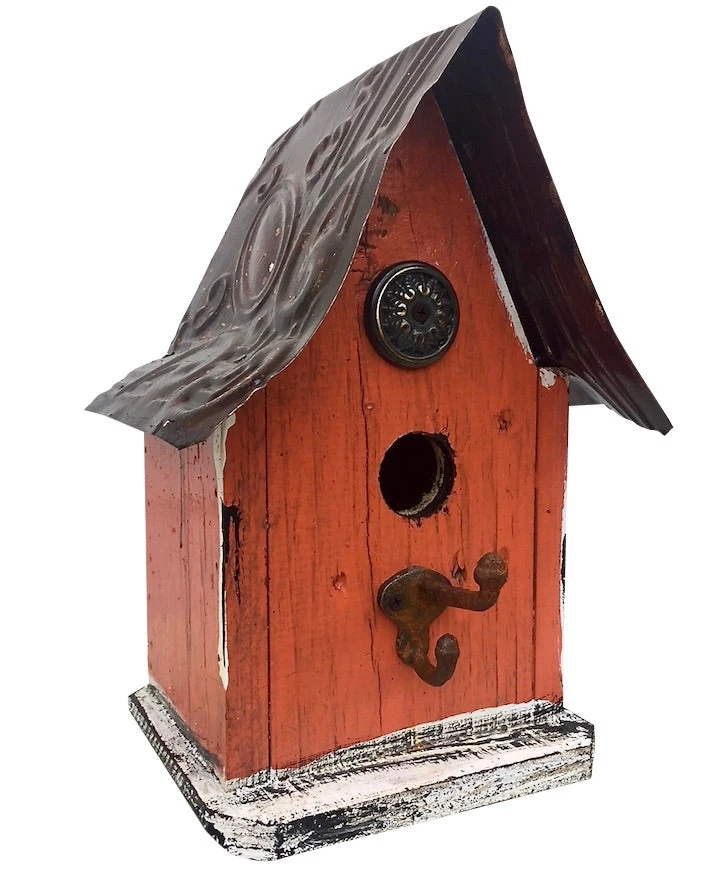 Barn Wood & Tin Rustic Birdhouses 11 Barn Wood & Tin Rustic Birdhouses - Image 9