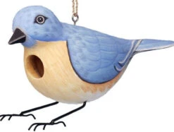 Bluebird Wooden Birdhouse -Koziol Houses Shop bluebird wooden birdhouse