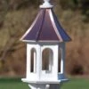 Copper Roof Gazebo Bird Feeder - 28x10 -Koziol Houses Shop copper roof bird feeder vinyl pvc 28x10 gazebo 1