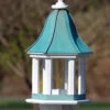 Copper Roof Bird Feeder Column Style - 28x12 -Koziol Houses Shop copper roof bird feeder vinyl pvc 28x12 columns 2