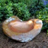 Copper & Teak Ground Bird Bath -Koziol Houses Shop copper teak birdbath