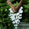 Driftwood & Sea Glass Wind Chime -Koziol Houses Shop driftwood sea glass windchime