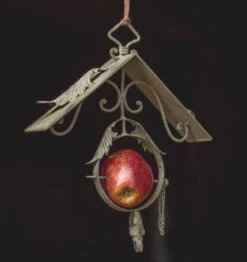 Weathered Scroll Fruit And Suet Feeder -Koziol Houses Shop fruit suet feeder