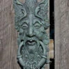 Green Man Cast Door Knocker-Gate Keeper -Koziol Houses Shop green man door knocker