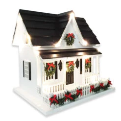 Lighted Holiday Birdhouse -Koziol Houses Shop lighted holiday birdhouse with bracket 06289725 3d25 4d47 9442 f5b4326bedd5