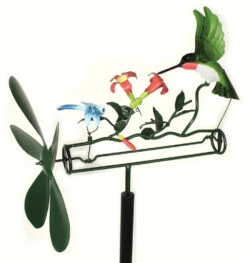 Hummingbird & Dragonfly Whirligig -Koziol Houses Shop original hummingbird whirlygig