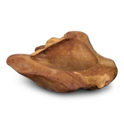 Natural Teak Root Bowls- 2 Sizes -Koziol Houses Shop teak wood bowl 1
