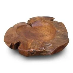 Natural Teak Root Bowls- 2 Sizes -Koziol Houses Shop teak wood bowl 2