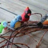 Wood Birds-Handcrafted Set/4 -Koziol Houses Shop wood birds2 9fec6624 5670 4b25 8e3c 03709ca60243